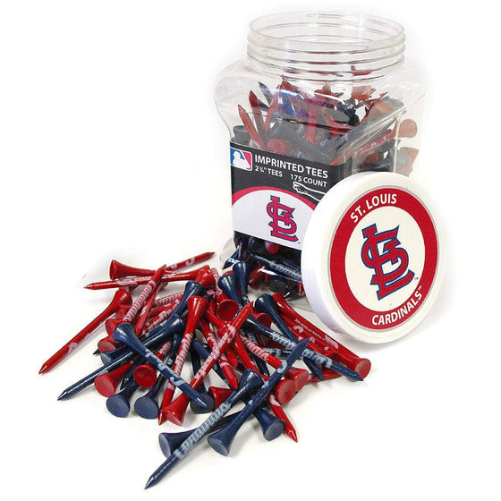 St Louis Cardinals Jar Of 175 Golf Tees - 757 Sports Collectibles