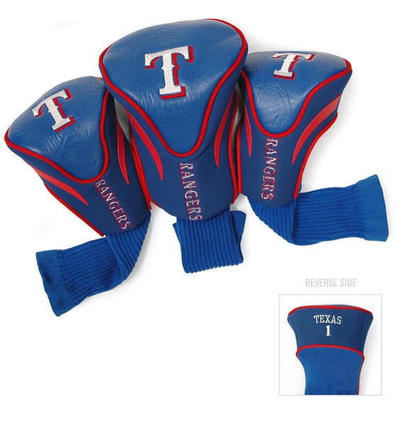 Texas Rangers 3 Pack Contour Head Covers - 757 Sports Collectibles