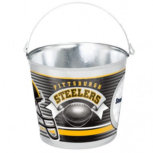 PITTSBURGH STEELERS GALVANIZED PAIL5 QUART