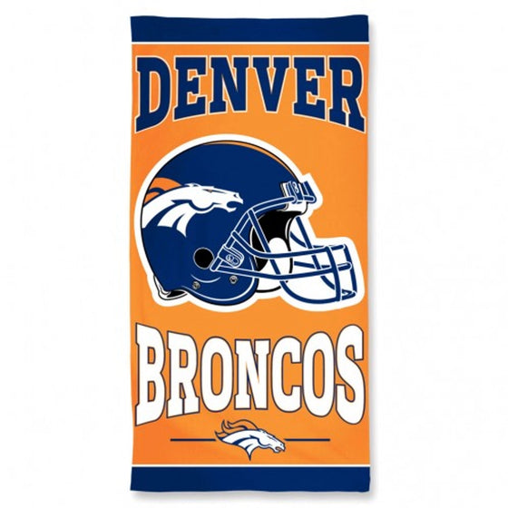 Denver Broncos Beach Towel (CDG) - 757 Sports Collectibles