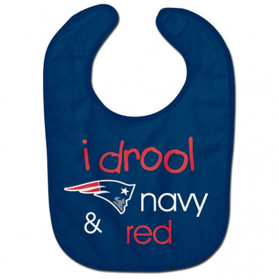 New England Patriots Baby Bib All Pro Style I Drool Design