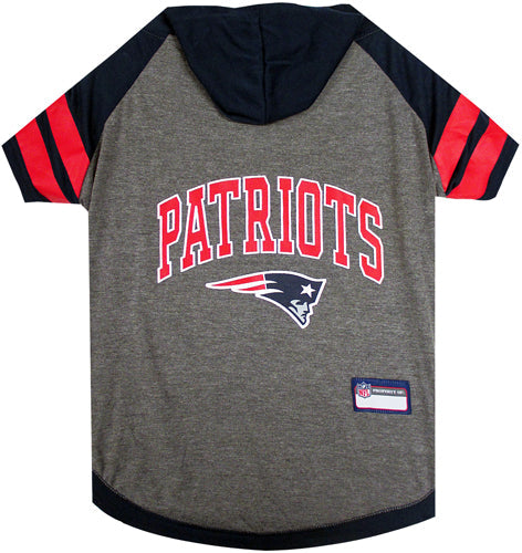 New England Patriots Hoody Dog Tee Pets First