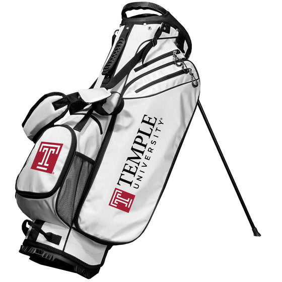 Temple Owls Birdie Stand Golf Bag Wht