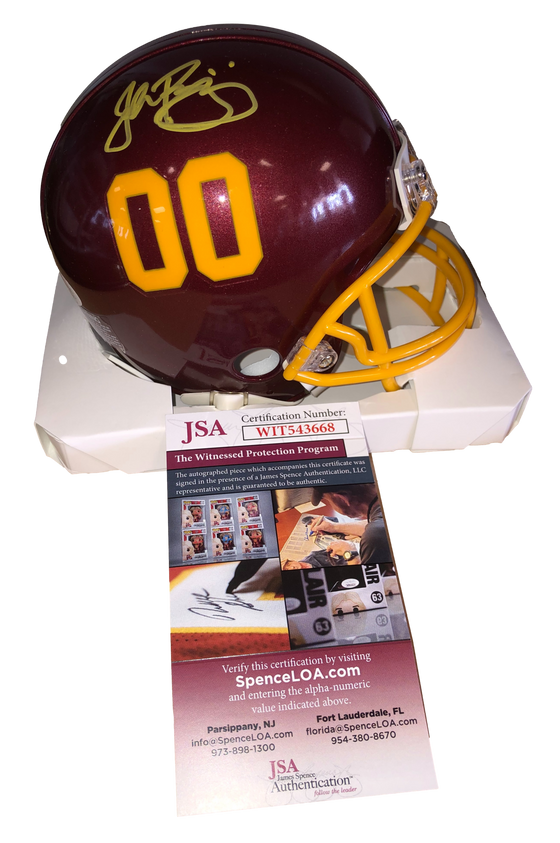 Washington Football Team John Riggins Signed Autograph Mini Helmet  - JSA COA - 757 Sports Collectibles