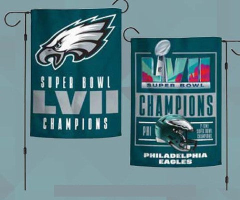 Philadelphia Eagles Super Bowl LVII 12.5"x18 2-Sided Garden Flag