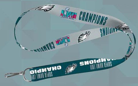 Philadelphia Eagles Super Bowl LVII Lanyard 1" Thick