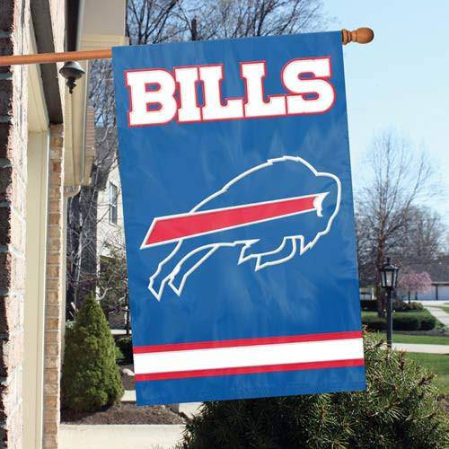 Buffalo Bills 2-Sided Embroidered 44"x28" Premium House Flag Banner - 757 Sports Collectibles