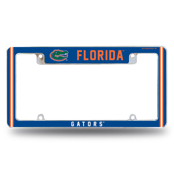 Florida University Alternate Design All Over Chrome Frame - Top Oriented