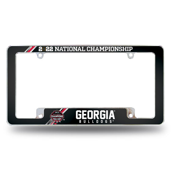 Georgia University 2021-22 CFP National Champions All Over Chrome Frame