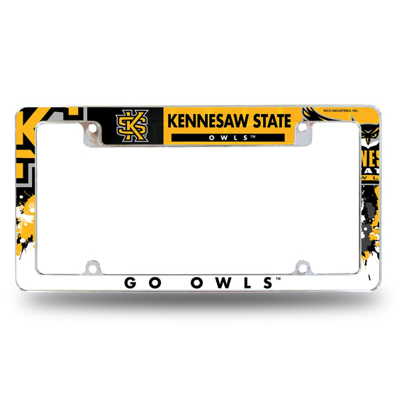 Kennesaw State All Over Chrome Frame (Top Oriented)