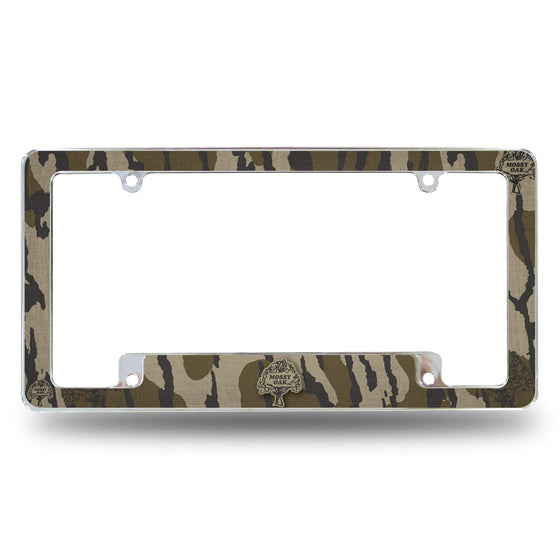 Mossy Oak - Bottomland Camo - All Over Chrome Frame (Bottom Oriented)