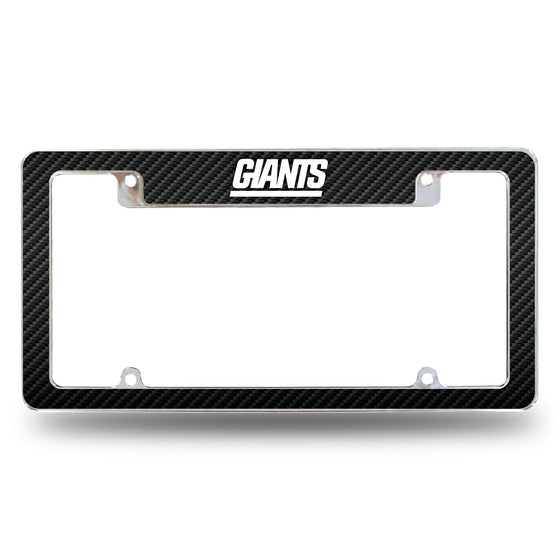 Giants - Ny - Carbon Fiber Design - All Over Chrome Frame