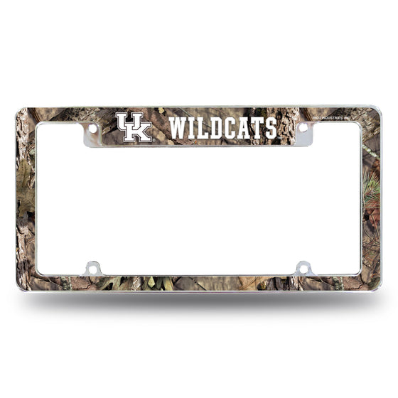 Kentucky University / Mossy Oak Camo Break-Up Country All Over Chrome Frame (Top Oriented)