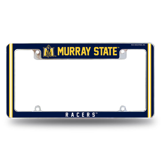 Murray State Alternate Design All Over Chrome Frame - Top Oriented