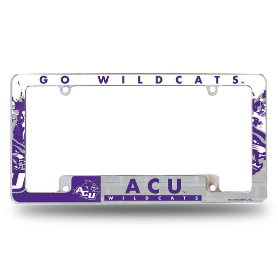 Abilene Christian All Over Chrome Frame (Bottom Oriented)