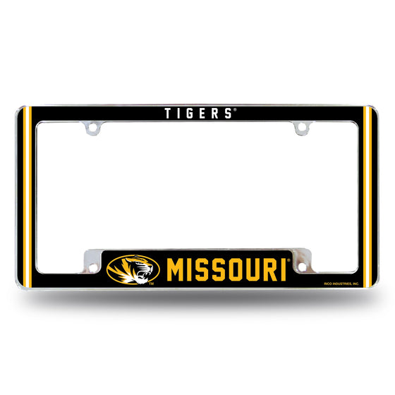 Missouri University Alternate Design All Over Chrome Frame - Bottom Oriented