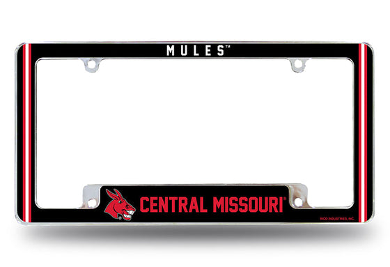 Central Missouri Alternate Design All Over Chrome Frame - Bottom Oriented