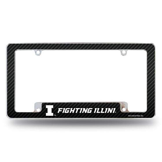 Illinois University - Carbon Fiber Design - All Over Chrome Frame