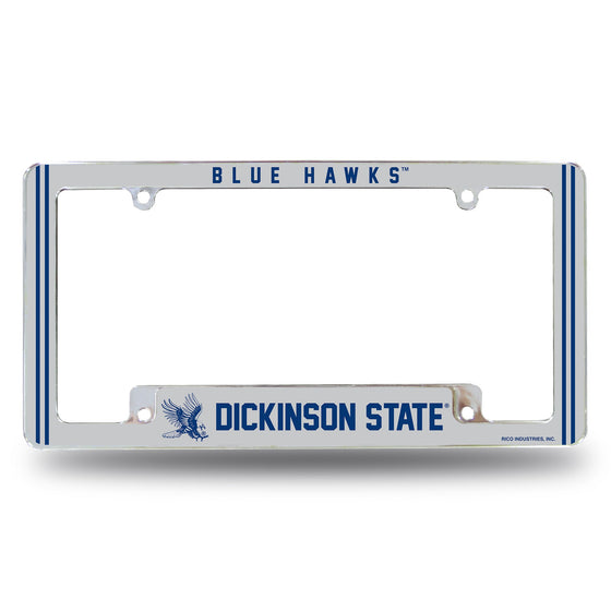 Dickinson State Alternate Design All Over Chrome Frame - Bottom Oriented