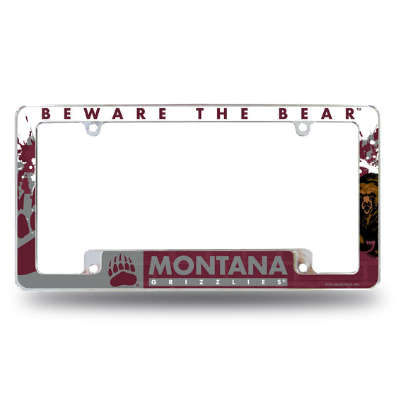 Montana University All Over Chrome Frame (Bottom Oriented)