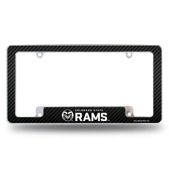 Colorado State - Carbon Fiber Design - All Over Chrome Frame