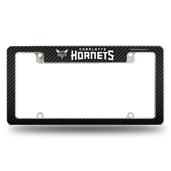 Hornets - Carbon Fiber Design - All Over Chrome Frame