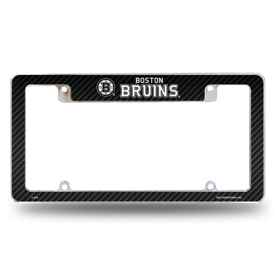 Bruins - Carbon Fiber Design - All Over Chrome Frame