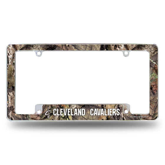 Cavaliers / Mossy Oak Camo Break-Up Country All Over Chrome Frame (Bottom Oriented)