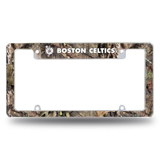 Celtics / Mossy Oak Camo Break-Up Country All Over Chrome Frame (Top Oriented)