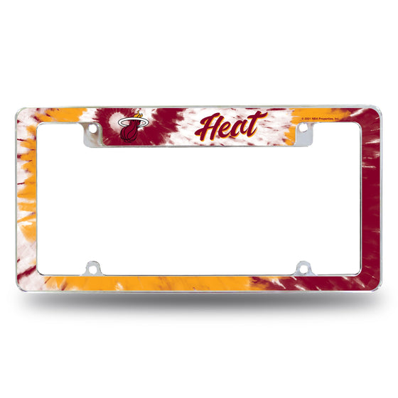 Heat - Tie Dye Design - All Over Chrome Frame (Top Oriented)