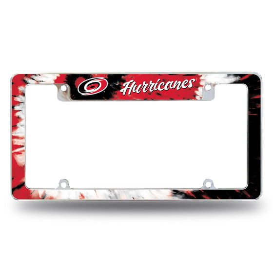 Hurricanes - Tie Dye Design - All Over Chrome Frame (Top Oriented)