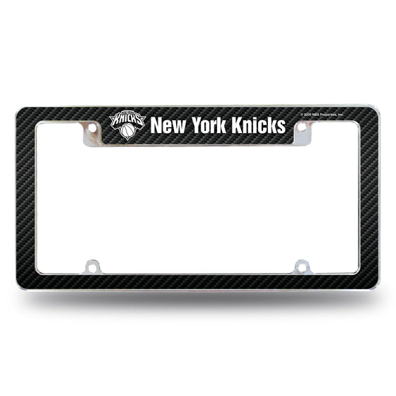 Knicks - Carbon Fiber Design - All Over Chrome Frame