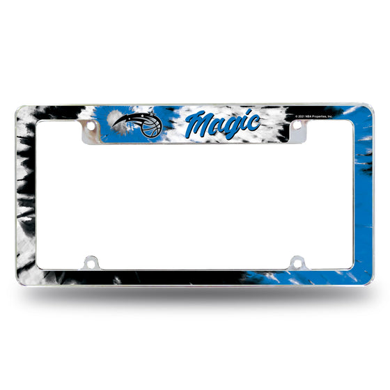 Magic - Tie Dye Design - All Over Chrome Frame (Top Oriented)