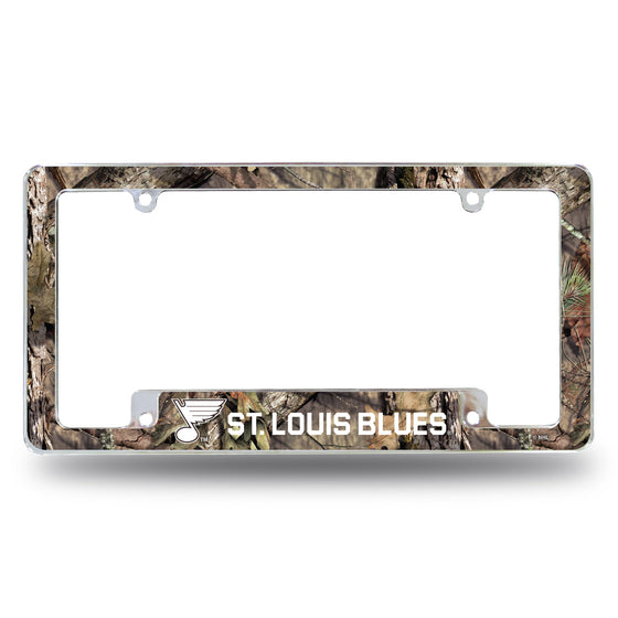 Blues / Mossy Oak Camo Break-Up Country All Over Chrome Frame (Bottom Oriented)