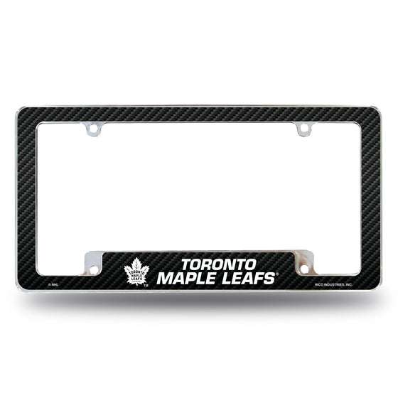 Maple Leafs - Carbon Fiber Design - All Over Chrome Frame