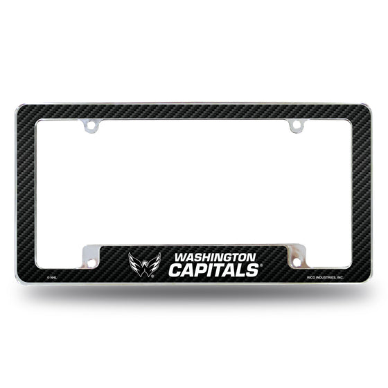 Capitals - Carbon Fiber Design - All Over Chrome Frame