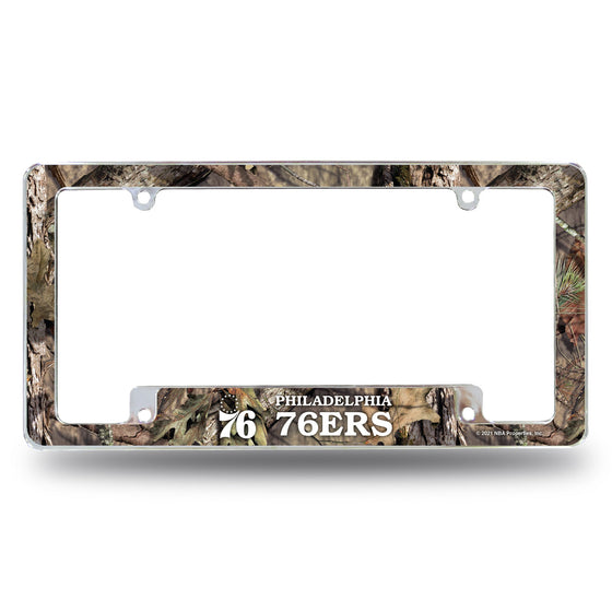 76Ers / Mossy Oak Camo Break-Up Country All Over Chrome Frame (Bottom Oriented)