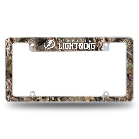 Lightning / Mossy Oak Camo Break-Up Country All Over Chrome Frame (Top Oriented)