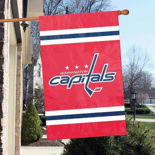 Washington Captials 2-Sided Embroidered 44"x28" Premium House Flag Banner - 757 Sports Collectibles