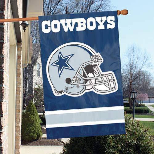 Dallas Cowboys 2-Sided Embroidered 44"x28" Premium House Flag Banner - 757 Sports Collectibles