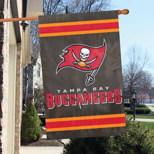 Tampa Bay Buccaneers 2-Sided Embroidered 44"x28" Premium House Flag Banner - 757 Sports Collectibles