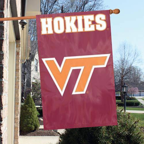 Virginia Tech Hokies 2-Sided Embroidered 44"x28" Premium House Flag Banner - 757 Sports Collectibles