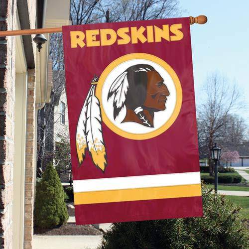 Washington Redskins 2-Sided Embroidered 44"x28" Premium House Flag Banner - 757 Sports Collectibles