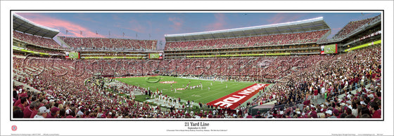 AL-287 Alabama - 21 Yard Line