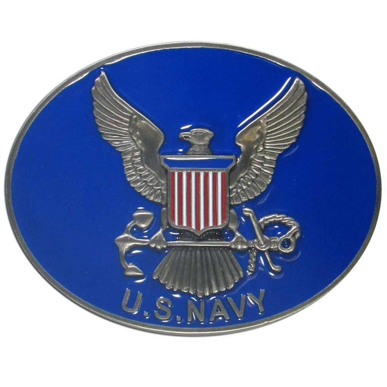 US Navy Enameled Belt Buckle (SSKG) - 757 Sports Collectibles