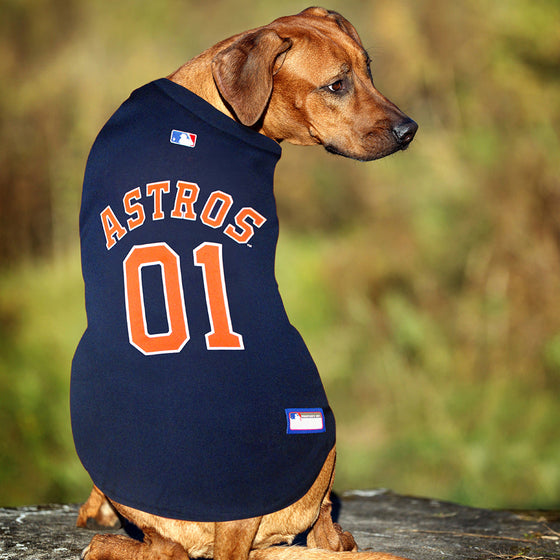 Houston Astros Dog Jersey Pets First - 757 Sports Collectibles