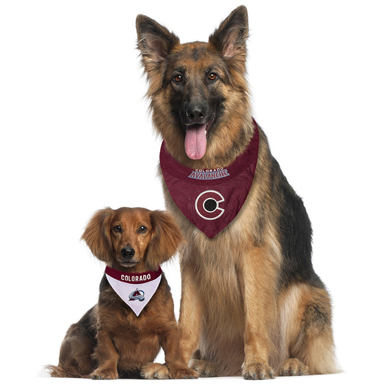 Colorado Avalanche Reversible Bandana Pets First - 757 Sports Collectibles