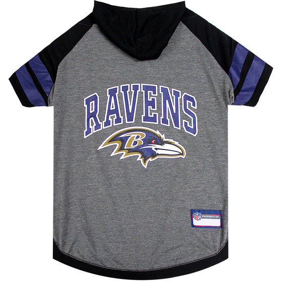 Baltimore Ravens Hoody Dog Tee by Pets First