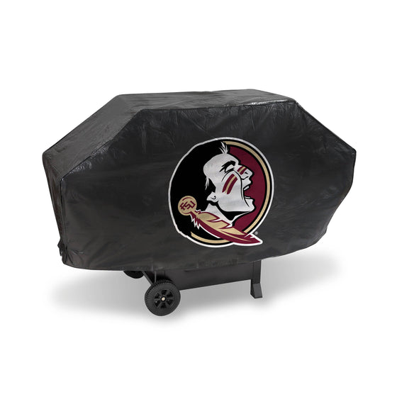 FLORIDA STATE FSU Seminoles DELUXE GRILL COVER-(Black Background) (Rico) - 757 Sports Collectibles