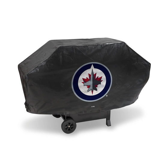 WINNIPEG JETS DELUXE GRILL COVER-(Black Background) (Rico) - 757 Sports Collectibles